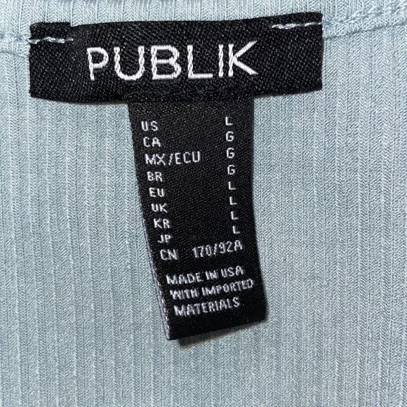 NWT Rusched Crop Tshirt! - Picture 5 of 5